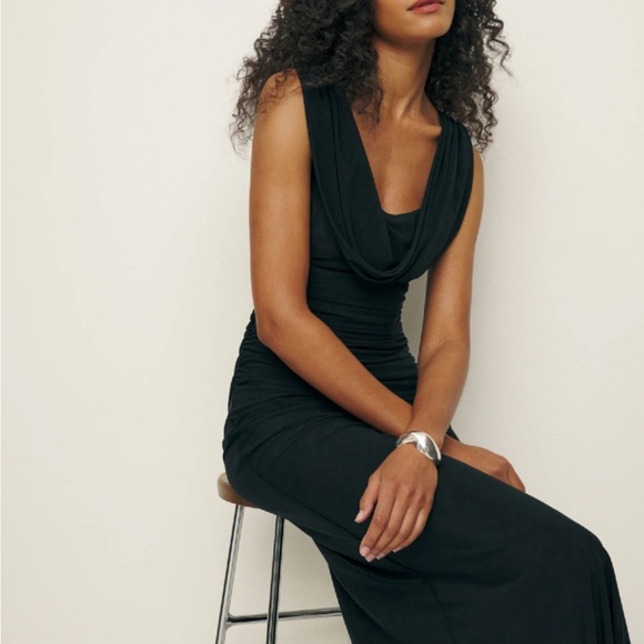 Reformation Black Maxi Dress - Picture 3 of 5